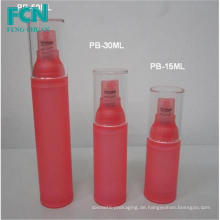 PP 15ml Airless Kosmetik Pumpe Flasche 30ml 50ml professionelle rot